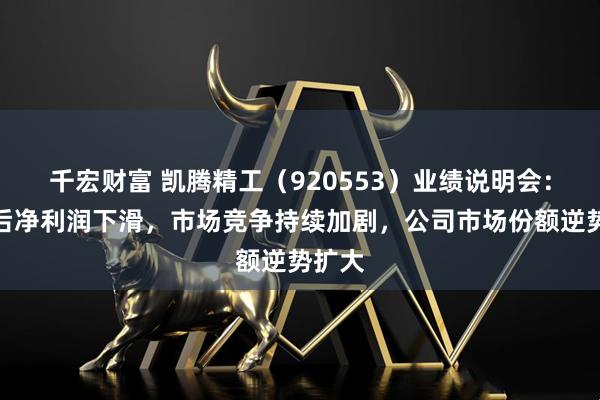 千宏财富 凯腾精工（920553）业绩说明会：扣非后净利润下滑，市场竞争持续加剧，公司市场份额逆势扩大